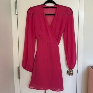 Urban Outfitters mesh wrap dress